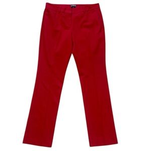 Express Vibrant Red Editor Pants